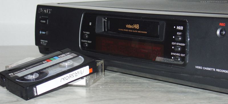 Numérisation de cassettes videos VHS Hi8 Video 8