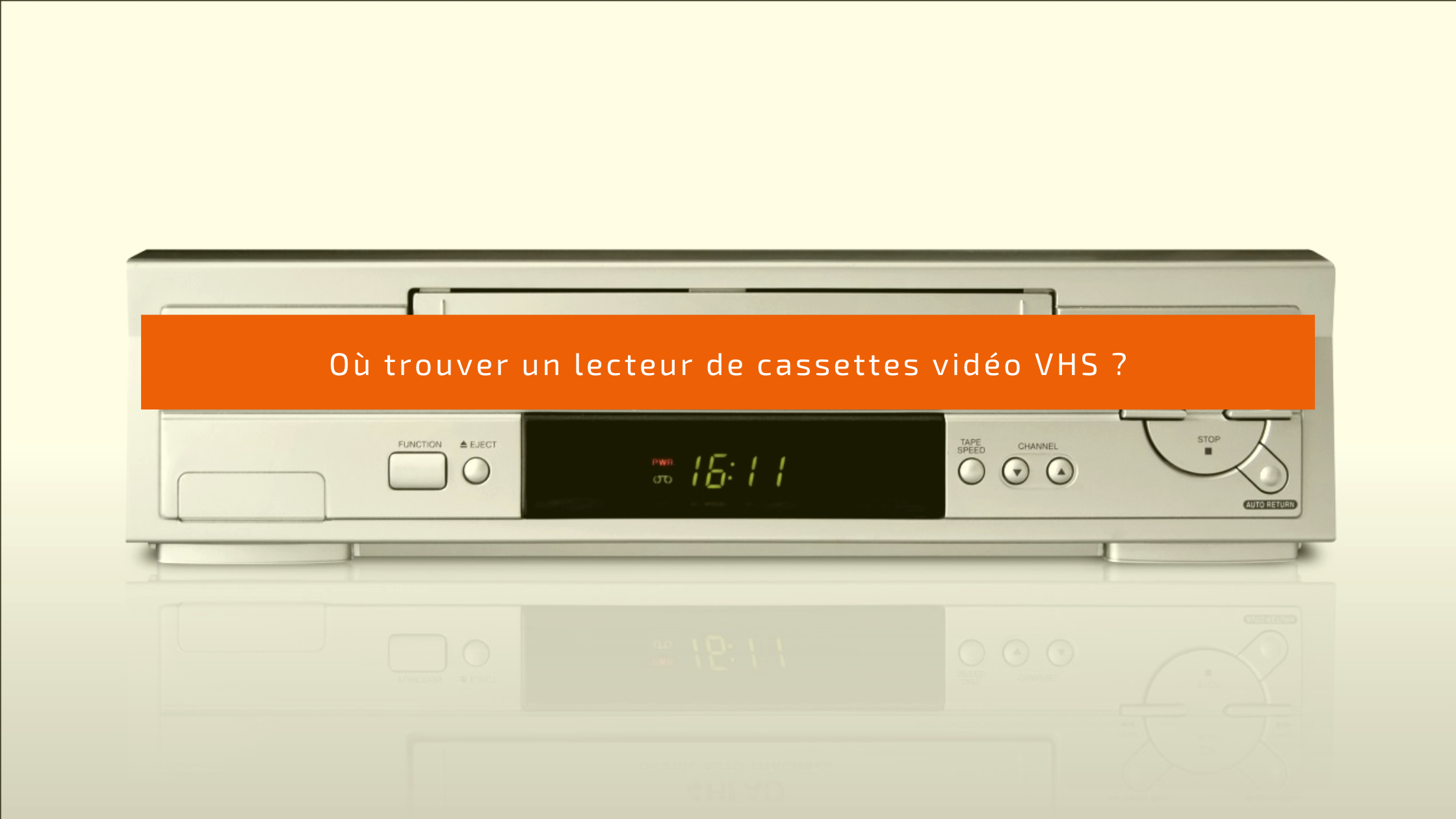 Comment brancher un magnétoscope VHS sur une TV ? - OnlyDigital